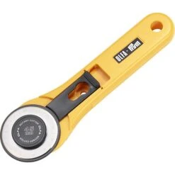 Prym Rollschneider Maxi 611370, Stoffschneider, Rollmesser Mit Rundklinge, Ø 45mm