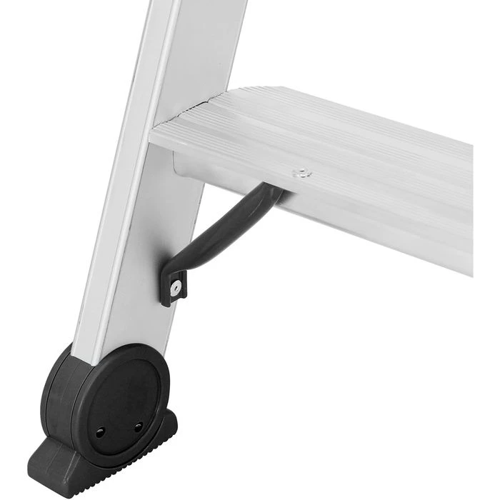 Hymer Stehleiter 402416, Eloxiert, Aus Aluminium Mit 2 X 8 Stufen 3 Hymer Stehleiter 402416, Eloxiert, Aus Aluminium Mit 2 X 8 Stufen – Bild 3