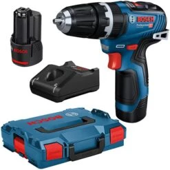 Bosch Akku-Schlagbohrschrauber GSB 12V-35, 12V / 3,0Ah, Mit 2 Akkus, Ladegerät Und Koffer