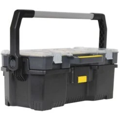 Stanley Werkzeugkoffer Werkzeugtrage, 1-97-514, Leer, Aus Kunststoff, Mit Organizeraufsatz