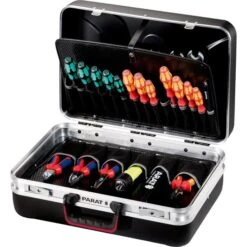 Parat Werkzeugkoffer Silver Style, 485040171, Leer, Kunststoff Klappkoffer, Abschließbar