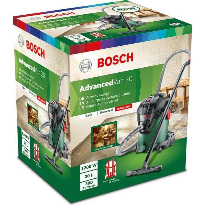 Bosch Nass-Trockensauger AdvancedVac 20, 20 Liter, 1200 Watt 3 Bosch Nass-Trockensauger AdvancedVac 20, 20 Liter, 1200 Watt – Bild 3