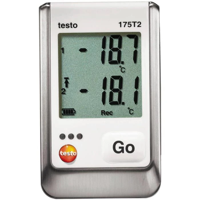 Testo Datenlogger 175 T2, Temperatur, Externer Fühleranschluss, Display 1 Testo Datenlogger 175 T2, Temperatur, Externer Fühleranschluss, Display