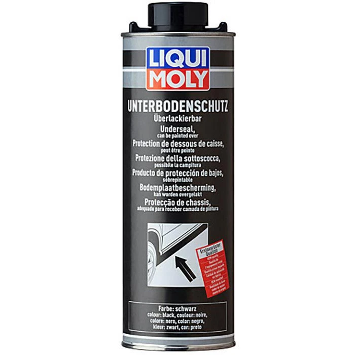 Liqui Moly Liqui-Moly Unterbodenschutz 6114, Schwarz, Kautschuk Und Harz, überlackierbar, 1 Liter 1 Liqui Moly Liqui-Moly Unterbodenschutz 6114, Schwarz, Kautschuk Und Harz, überlackierbar, 1 Liter