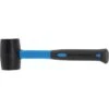 BGS-technic Hammer 1960, Ø 49mm, Gummihammer, Fiberglasstiel, 270g