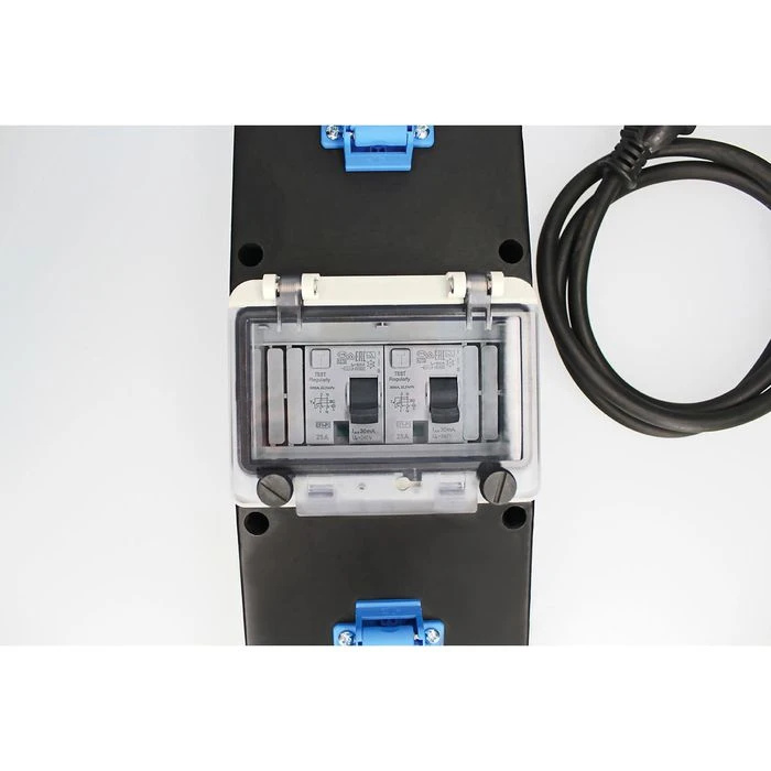 As-Schwabe Steckdosenleiste 63272 G-S23 2m, 2-fach, IP44, Außen, FI 2 As-Schwabe Steckdosenleiste 63272 G-S23 2m, 2-fach, IP44, Außen, FI – Bild 2