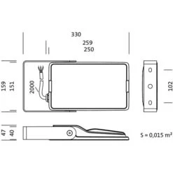 Siteco LED-Außenstrahler Sicompact 35W 4000K, 4000 Lm, Netzbetrieb, Grau -Makita Shop 1b1b62dc3a406f70a366500069ad811d05b2590e led aussenstrahler siteco sicompact 35w 4000k
