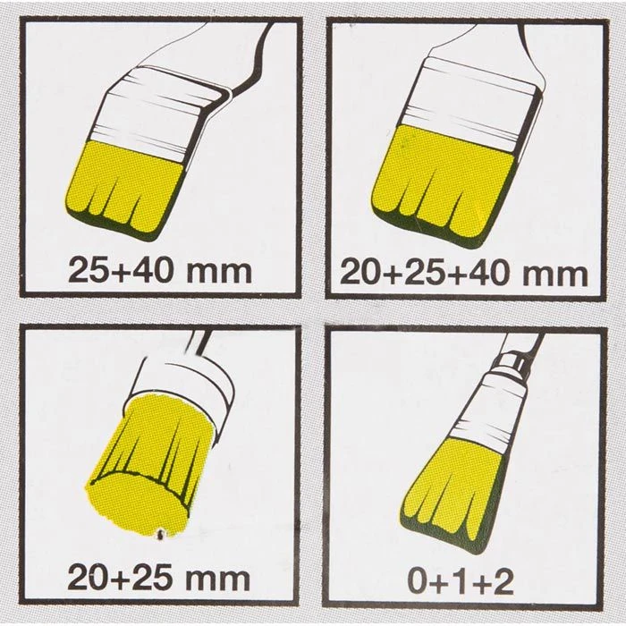Nölle Malerpinsel 9115, Set, 10-teilig, Verschiedene Pinselarten Mit Chinaborsten 3 Nölle Malerpinsel 9115, Set, 10-teilig, Verschiedene Pinselarten Mit Chinaborsten – Bild 3