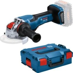 Bosch Winkelschleifer GWX 18V-15 P Professional, 125mm X-Lock, 18V, Mit Seitengriff & Koffer + GRATIS Prämie