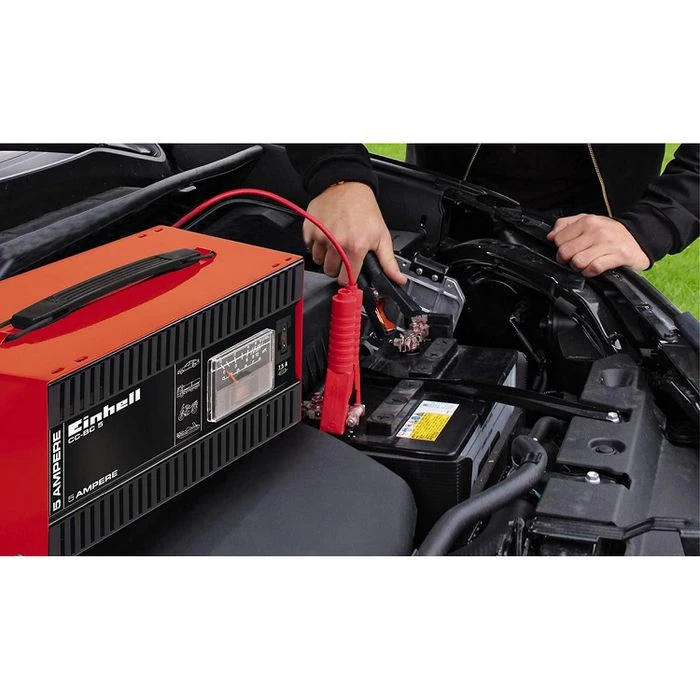 Einhell Autobatterie-Ladegerät CC-BC 5, 1056121, 12 V, 5 A 2 Einhell Autobatterie-Ladegerät CC-BC 5, 1056121, 12 V, 5 A – Bild 2