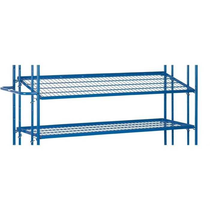 Fetra Etagenwagen 4496, Mit Verstellbaren Böden, 4 Etagen, 1650 X 610 Mm, Tragkraft 500kg 2 Fetra Etagenwagen 4496, Mit Verstellbaren Böden, 4 Etagen, 1650 X 610 Mm, Tragkraft 500kg – Bild 2