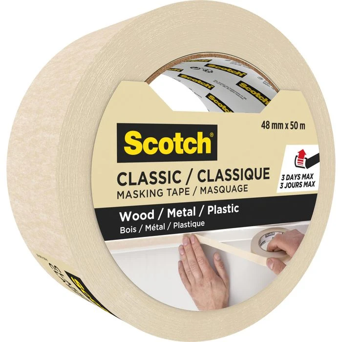 Scotch Kreppband Classic, Innen, 48mm X 50m 4 Scotch Kreppband Classic, Innen, 48mm X 50m – Bild 4