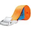 Industrie-Planet Spanngurt Mit Klemmschloss, 1m X 25mm, Orange, Zugkraft 250kg
