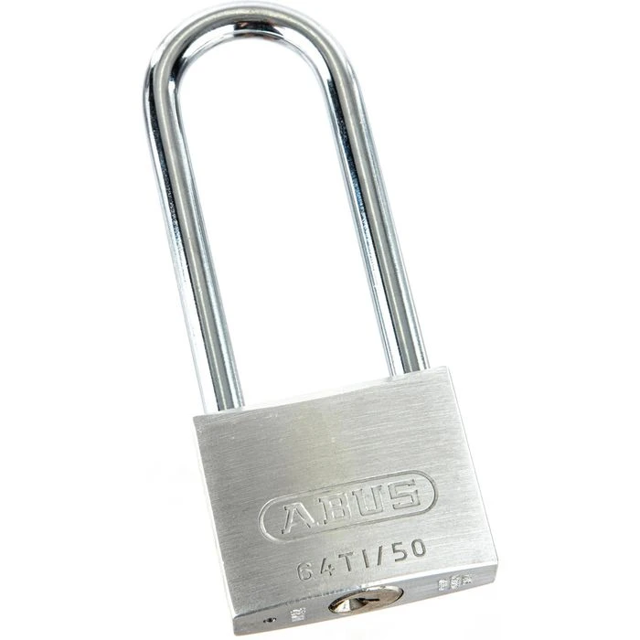 Abus Vorhängeschloss Titalium 64TI/50HB80, 50mm, Schlüsselschloss, Level 6, Silber 5 Abus Vorhängeschloss Titalium 64TI/50HB80, 50mm, Schlüsselschloss, Level 6, Silber – Bild 5