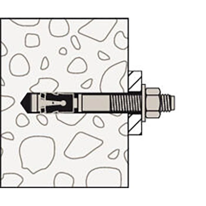 Fischer Schwerlastdübel FAZ II 10/10 HR, Edelstahl, M10 X 95mm, Mit Hutmutter, 20 Stück 7 Fischer Schwerlastdübel FAZ II 10/10 HR, Edelstahl, M10 X 95mm, Mit Hutmutter, 20 Stück – Bild 7