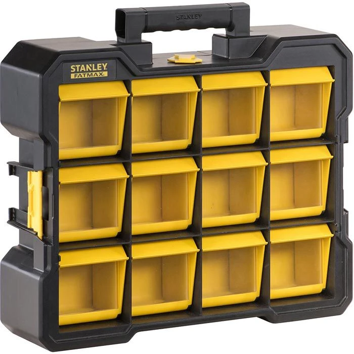 Stanley Sortimentskasten Flip Bin Organizer, FMST81077-1, Kunststoff, 450 X 260 X 105mm 2 Stanley Sortimentskasten Flip Bin Organizer, FMST81077-1, Kunststoff, 450 X 260 X 105mm – Bild 2