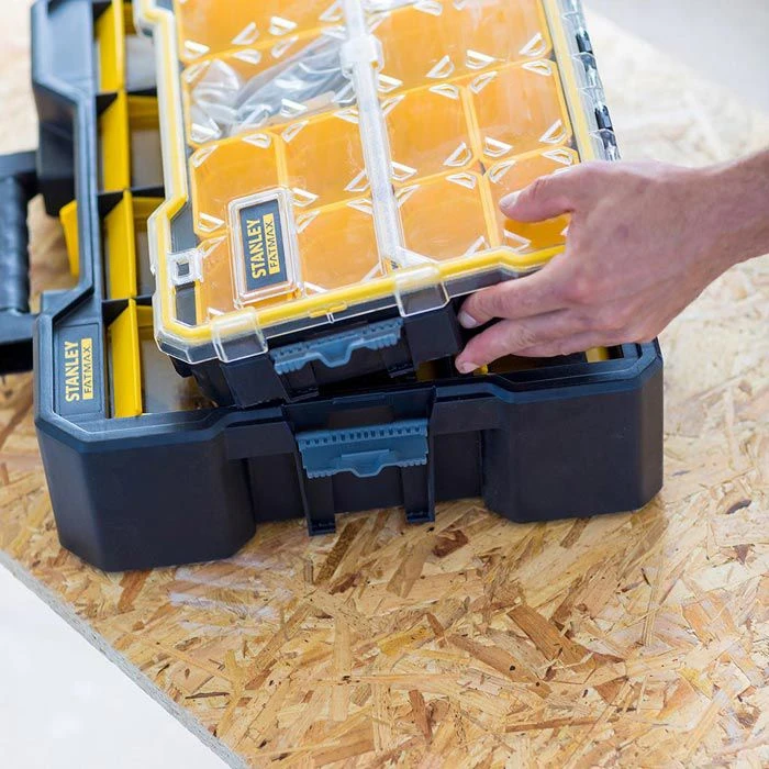 Stanley Sortimentskasten Flip Bin Organizer, FMST81077-1, Kunststoff, 450 X 260 X 105mm 4 Stanley Sortimentskasten Flip Bin Organizer, FMST81077-1, Kunststoff, 450 X 260 X 105mm – Bild 4