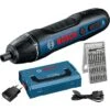 Bosch Akku-Schrauber GO Professional, 06019H2101, 3,6V / 1,5Ah, Mit Akku, Bitset Und L-Boxx Mini