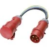 Benning Messadapter 044127, Aktiv, 16A CCE 5-polig, Für Stromzange CM 9-1 Und 9-2