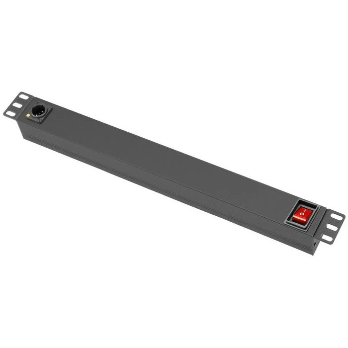 Adam-Hall Steckdosenleiste 87471T 2m, 8-fach, 19 Zoll, Schalter 3 Adam-Hall Steckdosenleiste 87471T 2m, 8-fach, 19 Zoll, Schalter – Bild 3