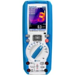 PeakTech Multimeter P 3450 True RMS Digital, 1000V 10A, CAT IV, NCV, Wärmebild, BT, Datenlogger