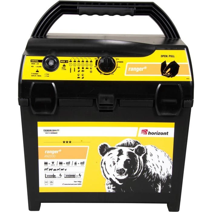 Horizont Weidezaungerät Ranger AN2000, 10854, 12V / 230V Dualgerät, Bis 15km Zaunlänge 1 Horizont Weidezaungerät Ranger AN2000, 10854, 12V / 230V Dualgerät, Bis 15km Zaunlänge
