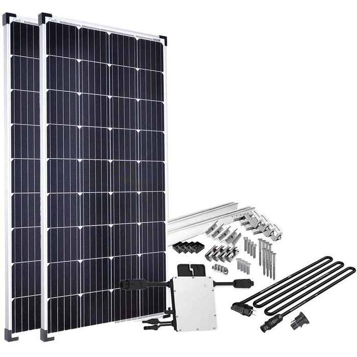 Offgridtec Balkonkraftwerk Mit Panel Und Halterung, Steckdoseneinspeisung, Nennleistung 300W 1 Offgridtec Balkonkraftwerk Mit Panel Und Halterung, Steckdoseneinspeisung, Nennleistung 300W