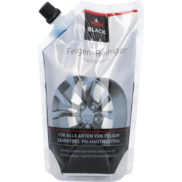 Nigrin Felgenreiniger Black Label, 72061, Nachfüller, Doppelpack, 2x 500 Ml 2 Nigrin Felgenreiniger Black Label, 72061, Nachfüller, Doppelpack, 2x 500 Ml – Bild 2