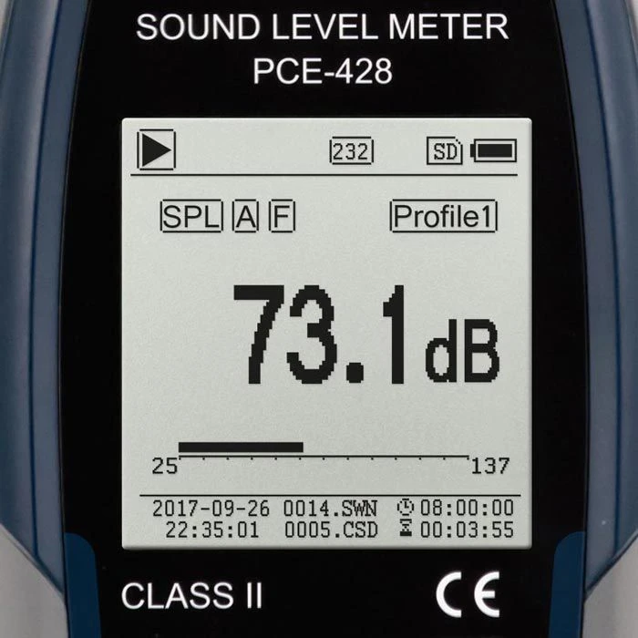 PCE Schallpegelmessgerät 428, Klasse 2, Datenlogger, USB, LEQ, Oktavfilter 3 PCE Schallpegelmessgerät 428, Klasse 2, Datenlogger, USB, LEQ, Oktavfilter – Bild 3