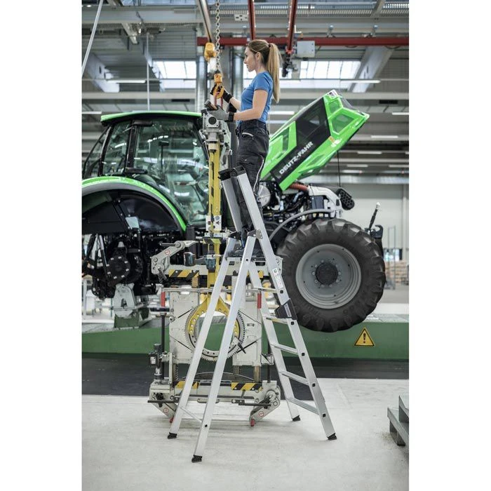 MUNK Stehleiter 40110, Aus Aluminium Mit 10 Stufen 2 MUNK Stehleiter 40110, Aus Aluminium Mit 10 Stufen – Bild 2