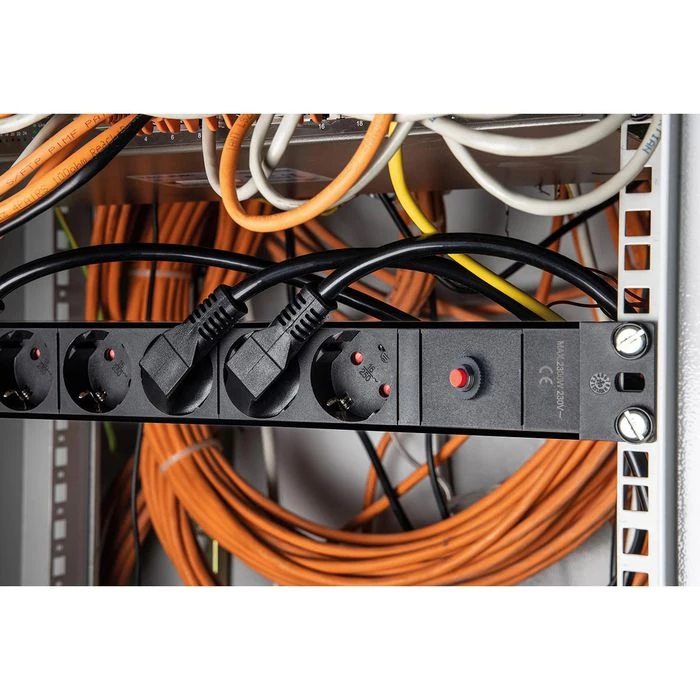 As-Schwabe Steckdosenleiste 18192 3m, 8-fach, 19 Zoll, Überspannungsschutz, Schwarz 4 As-Schwabe Steckdosenleiste 18192 3m, 8-fach, 19 Zoll, Überspannungsschutz, Schwarz – Bild 4