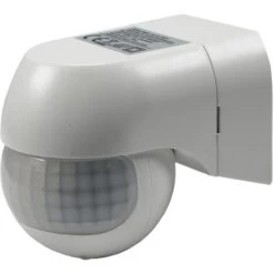 Chilitec Bewegungsmelder CBM-Slim Infrarot, 180°, 12 M, Innen + Außen IP44, Weiß