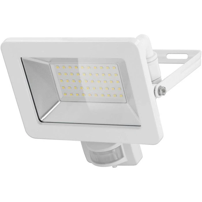 Goobay LED-Außenstrahler 53884, 50W, 4250 Lm, Bewegungsmelder, Netzbetrieb, Weiß 1 Goobay LED-Außenstrahler 53884, 50W, 4250 Lm, Bewegungsmelder, Netzbetrieb, Weiß