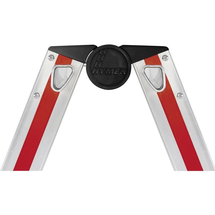 Hymer Stehleiter 402416, Eloxiert, Aus Aluminium Mit 2 X 8 Stufen 4 Hymer Stehleiter 402416, Eloxiert, Aus Aluminium Mit 2 X 8 Stufen – Bild 4