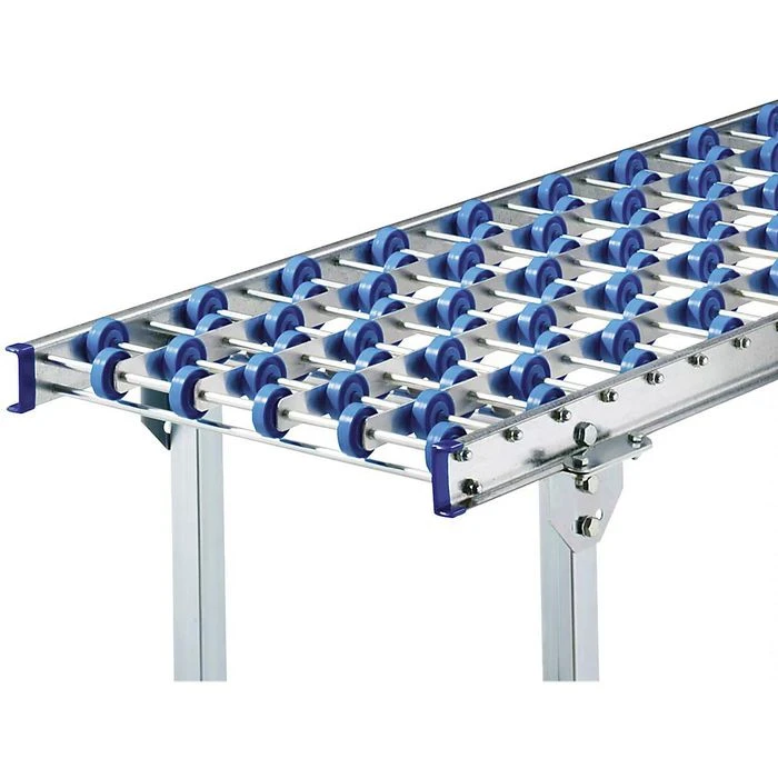 GURA Röllchenbahn Serie 21200, Breite 500mm, Teilung 100mm, KU-Röllchen, Gerade, Länge 1m 2 GURA Röllchenbahn Serie 21200, Breite 500mm, Teilung 100mm, KU-Röllchen, Gerade, Länge 1m – Bild 2