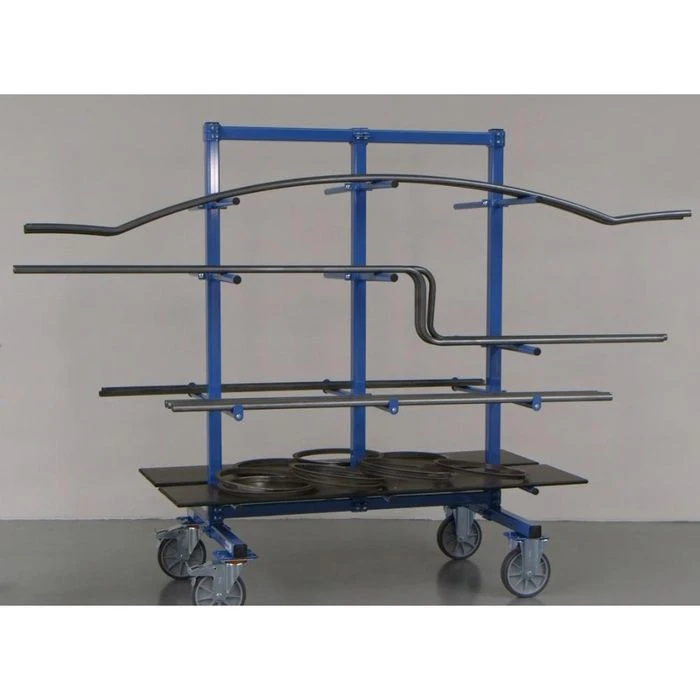 Fetra Tragarmwagen 4624-1, Mit PVC-Schlauch, Zweiseitig, 24 Tragarme, 1200 X 800mm 2 Fetra Tragarmwagen 4624-1, Mit PVC-Schlauch, Zweiseitig, 24 Tragarme, 1200 X 800mm – Bild 2