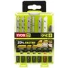 Ryobi Stichsägeblätter RAK10JSBMP Set, Holz, Metall, Kunststoff, Stein & Granit, 10 Stück