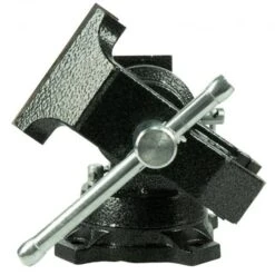 HRB Schraubstock 6506, 2 Achsen Drehbar, 125mm Backenbreite, Spannweite 125mm