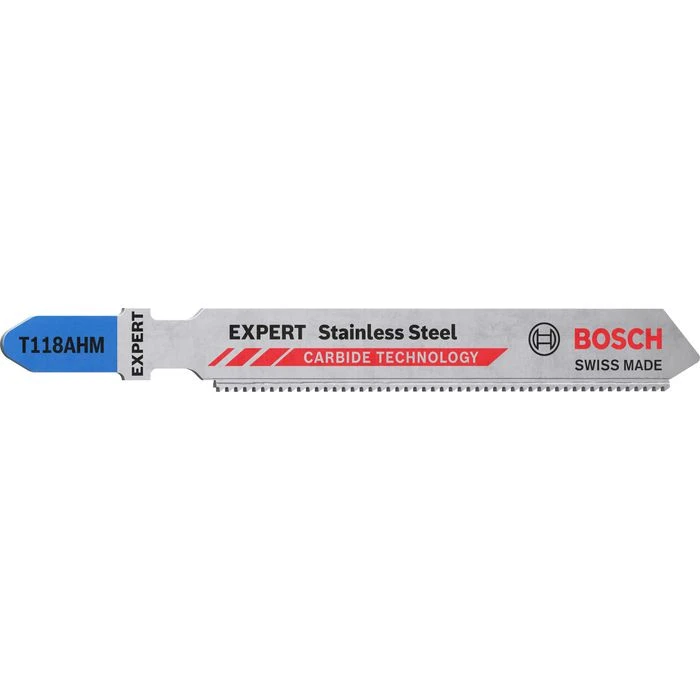 Bosch Stichsägeblätter Expert Stainless Steel, T 118 AHM, Für Edelstahl, 3 Stück 1 Bosch Stichsägeblätter Expert Stainless Steel, T 118 AHM, Für Edelstahl, 3 Stück