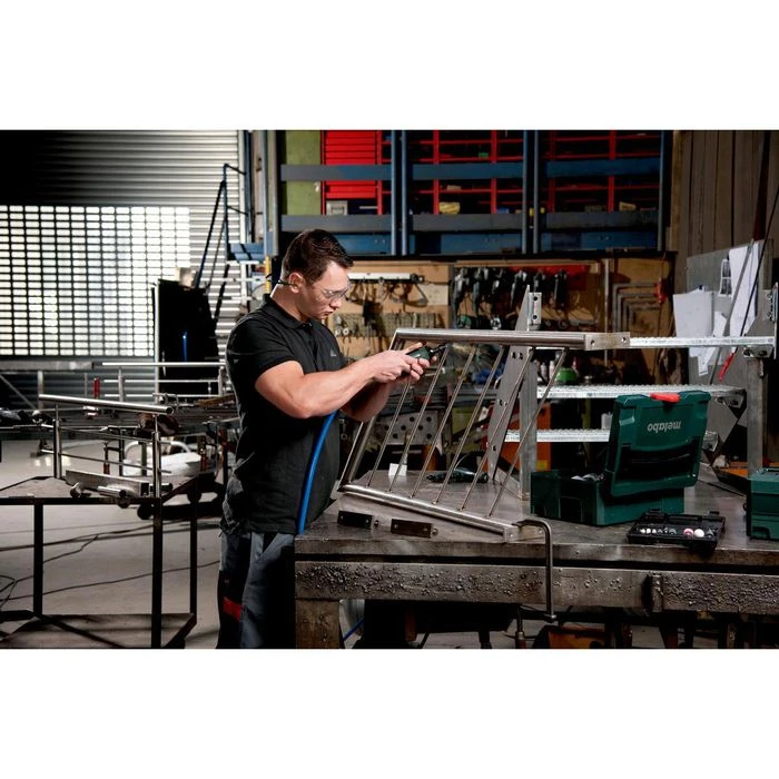 Metabo Geradschleifer DG 25 SET, Druckluft, 6,2 Bar, Mit Werkzeug-Set 2 Metabo Geradschleifer DG 25 SET, Druckluft, 6,2 Bar, Mit Werkzeug-Set – Bild 2