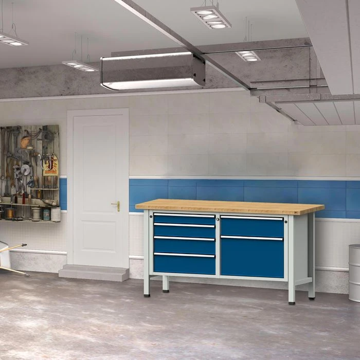 ANKE Werkbank 302.492 V1500 Modell 237 V, 150 X 84 X 70cm, Mit 6 Schubladen 2 ANKE Werkbank 302.492 V1500 Modell 237 V, 150 X 84 X 70cm, Mit 6 Schubladen – Bild 2