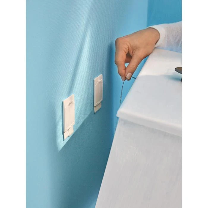 Tesa Klebenagel 77776 Powerstrips, 2kg, Tapete Und Putz, 2 Stück 2 Tesa Klebenagel 77776 Powerstrips, 2kg, Tapete Und Putz, 2 Stück – Bild 2