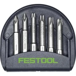 Festool Bitset Bitkassette BT-IMP SORT5, 204385, 6-teilig, Kreuz + Torx