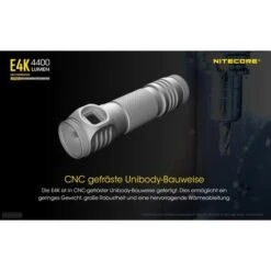 Nitecore Taschenlampe E4K Explorer LED, 4400 Lumen, Akku, Cree, Wasserdicht 12 Nitecore Taschenlampe E4K Explorer LED, 4400 Lumen, Akku, Cree, Wasserdicht -Makita Shop 72998b8d18577277f950638d47b6f722beed51f3 taschenlampe nitecore e4k explorer led