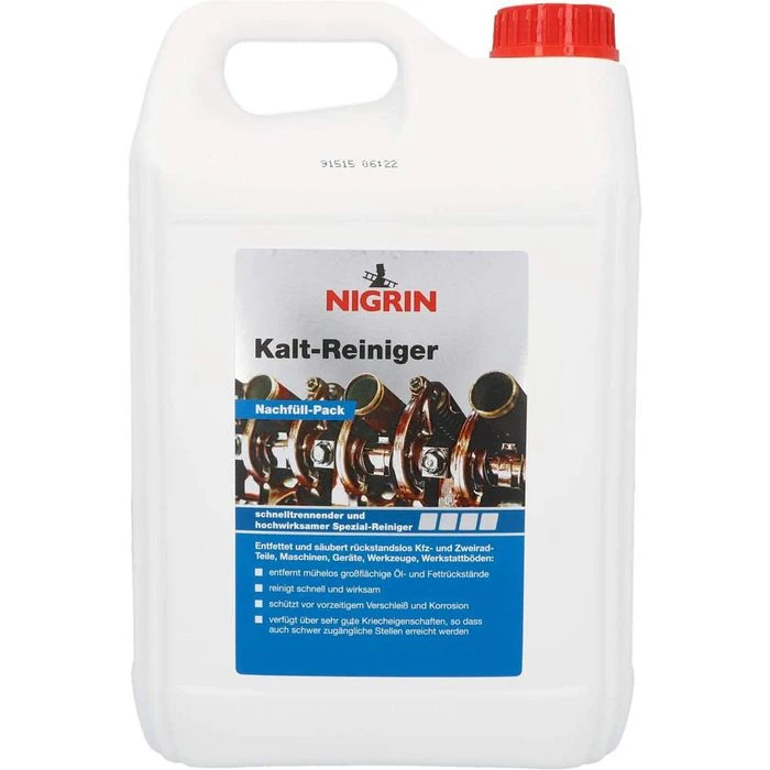 Nigrin Industriereiniger Kaltreiniger, 72290, Kanister, Spezialreiniger, 5 Liter 1 Nigrin Industriereiniger Kaltreiniger, 72290, Kanister, Spezialreiniger, 5 Liter