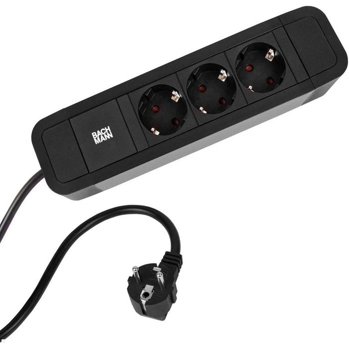 Bachmann Steckdosenleiste Primo 2, 2m, 3-fach 1 Bachmann Steckdosenleiste Primo 2, 2m, 3-fach