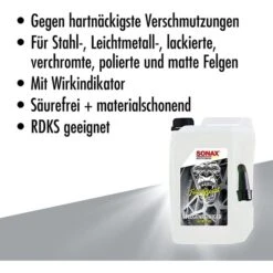Sonax Felgenreiniger Felgenbeast, 04335000, Alu- & Stahlfelgen, Säurefrei, Kanister, 5 Liter -Makita Shop 78e683fdcf24ac3846da3a155a0645661cd9ae31 felgenreiniger sonax felgenbeast 04335000