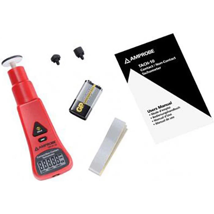 Beha-Amprobe Drehzahlmesser TACH10 Digital, Optisch & Mechanisch, Mit Laser 4 Beha-Amprobe Drehzahlmesser TACH10 Digital, Optisch & Mechanisch, Mit Laser – Bild 4