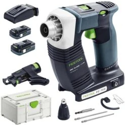 Festool Trockenbauschrauber DURADRIVE DWC 18-2500, HPC4,0 I-Plus DURADRIVE, 18V/4Ah, 2 Akkus & Koffer