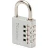 Master Lock Master-Lock Vorhängeschloss 7640EURD, 40mm, 4-fach Zahlenschloss, Level 5, Silber